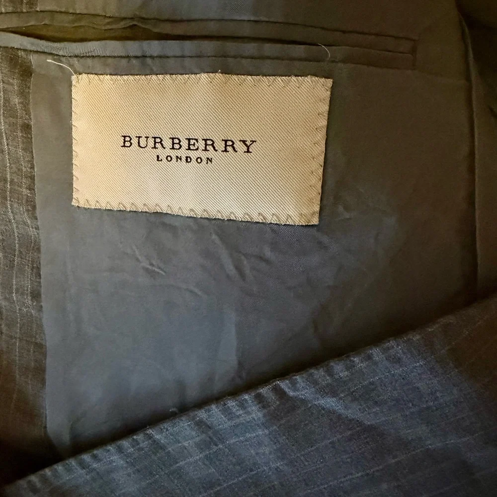 Vintage Burberry London Men’s Blazer | 42L | Made in USA